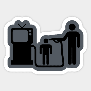 TV tank Sticker